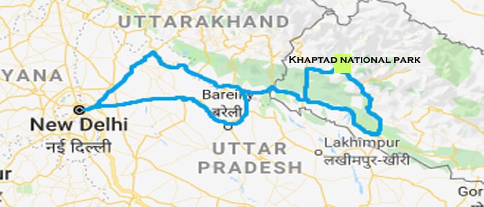 खप्तड राष्ट्रीय उद्यान का दिल्ली से यात्रा